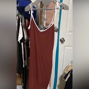 Forever 21 Tie Strap MIDI Dress